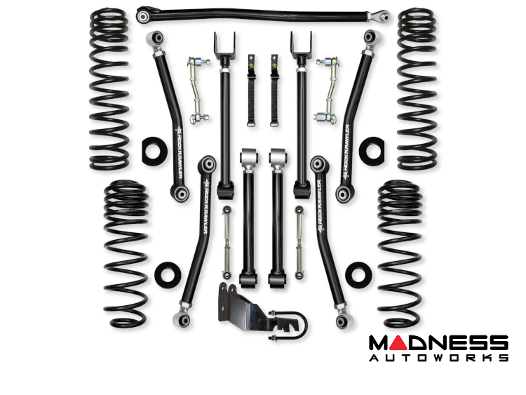 Jeep Wrangler JL Lift Kit - Rock Krawler - 3.5in - Adventure X - 4XE - 2021+ Jeep Wrangler JL Lift Kit - Rock Krawler - 3.5in - Adventure X - 4XE - 2021+